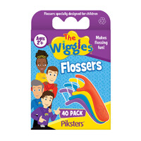 Piksters The Wiggles Kids Flossers 40 pack