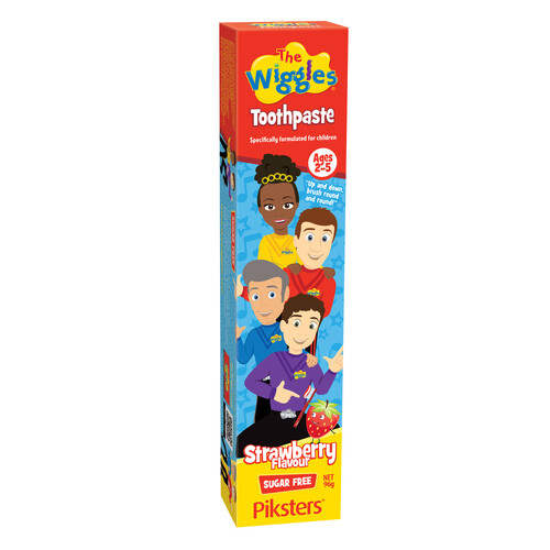 Piksters The Wiggles Toothpaste 96g [Flavour: Strawberry]