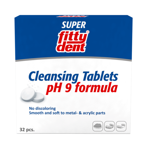FittyDent Cleansing Tablets 32 pieces